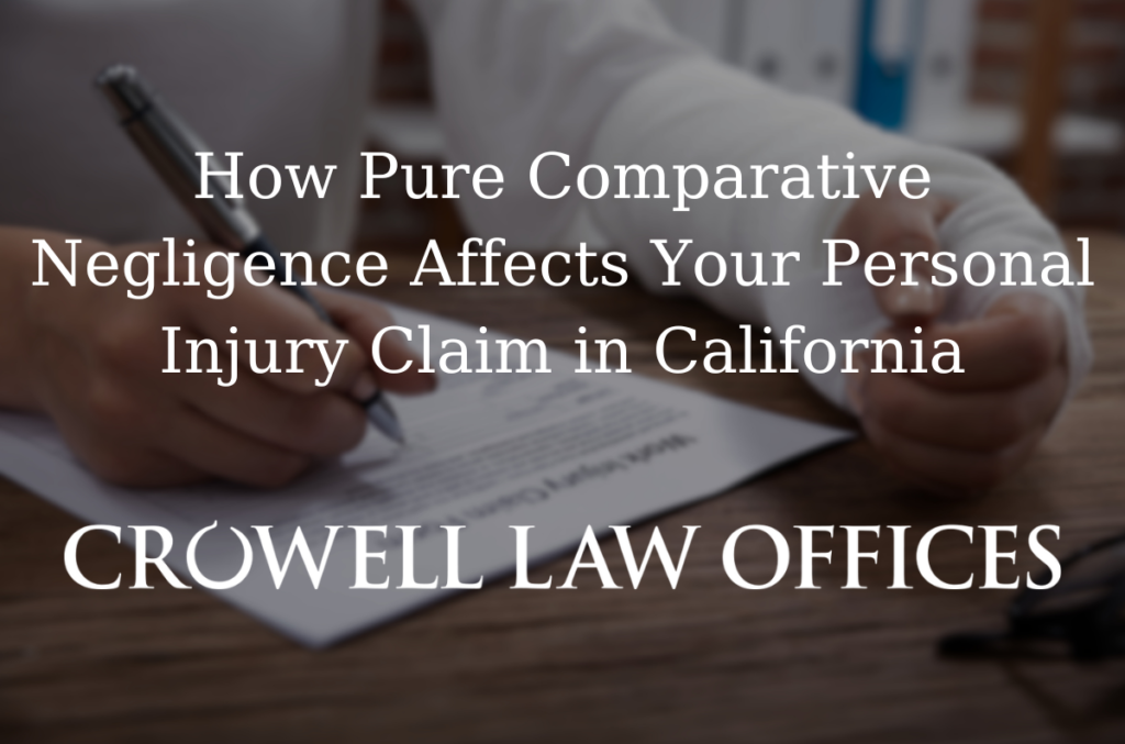 CRO12 24 How Pure Comparative Negligence Affects Your Personal Injury Claim in California